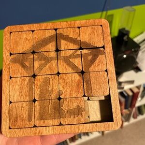 Customizable Wooden Puzzle Game